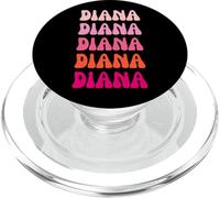 Diana Retro Stack Design PopSockets PopGrip pour MagSafe