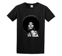 Diana Ross - The Boss - Afro Upside Down I'm Coming Out Disco Soul Unisex 100% Cotton Short-Sleeve T-Shirts Black XL
