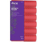 Diane Bigoudis "magnétiques" 38 mm Rouge 12/paquet (Lot de 12)