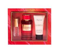 Diane Castel Allegria Coffret Parfum Femme - Eau de Parfum 100 ml + Lotion Hydratante 100 ml + Vaporisateur de Voyage 15 ml - Coffret Cadeau Élégant