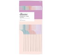 Diane D4103 Lot de 12 peignes à queue 20 cm Couleurs assorties