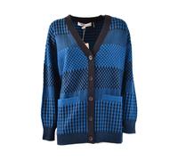 Diane Von Furstenberg - Pulls élégants pour toutes les occasions - Femme - Pulls - Bleu - Taille: 40 FR