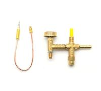 DIANFLEX Kit de soupape de sécurité avec thermocouple pour plaques à gaz GPL, Multicolore, Standard