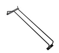 Diano Range-verres à vin avec pieds - à placer sous l’étagère, pour cuisine ou bar - Noir (40,5 cm)