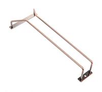 Dianoo Étagère à verres à vin en bronze de 30,5 cm - Support pour verres à vin - 1 rangée