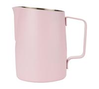 Dianoo Pichet à mousse de lait avec poignée, 600 ml, pichet à vapeur en acier inoxydable, tasse à expresso pour café, cappuccino, latte, art, rose