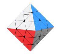 DianSheng FTO Face Turning Octahedron Galaxy Cluster Cube de Vitesse d'octaèdre Magnétique Black Core Version 3D Puzzle Brain Teasers pour Les Amateurs de Cubes