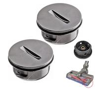 DianSung 2 pièces Accessoires de rechange Embout de brosse à rouleau pour Dyson V6 / DC59 / DC62 / SV03 / SV073 d'aspirateur sans fil à entraînement direct Pièces de rechange