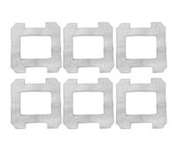 DianSung 6 pièces chiffon de nettoyage pour ECOVACS Winbot W2 / W2 Omni / W1 / W1 Pro robot de nettoyage de vitres pièce de rechange, chiffon de vadrouille en microfibre lingettes lavables accessoires