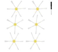 DianSung Accessoires Brosse latérale à 6 Coins pour irobot Roomba série 600/700/800/900 614 675 692 677 850 860 865 870 880 885 890 960 981, pièce de Remplacement pour Robots aspirateurs