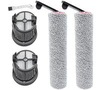 DianSung Brosse à rouleau + filtre d'accessoires pour Dreame H14 AE, H14 Pro, H14, H14 Dual aspirateur sec et humide pièces de rechange, 2 rouleaux de brosse + 2 filtres
