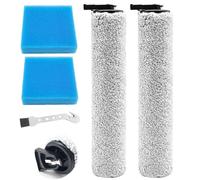DianSung Brosse à rouleau + filtre pour Eureka NEW400 /New400 Gen2 aspirateur sec et humide pièces de rechange, ensemble d'accessoires 2 rouleaux de brosse + 2 filtres