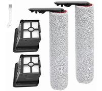 DianSung Brosse à rouleaux de pièces de rechange pour Dreame H15 Pro Heat accessoires l'aspirateur humide et sec, 2 Brosse rotative de rechange + 2 Filtre de rechange + 1 brosse de nettoyage