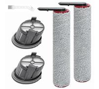 DianSung Brosse à rouleaux de pièces de rechange pour Mova M50 Ultra/ X4 Pro/X4 Plus accessoires l'aspirateur humide et sec, 2 Brosse rotative de rechange +2 Filtre de rechange+1 brosse de nettoyage