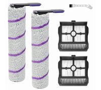 DianSung Brosse à rouleaux de pièces de rechange pour Rowenta X-Clean 10, pour Narwal S20 Pro accessoires l'aspirateur humide et sec, rouleau de brosse 2 + 2 filtres + brosse de nettoyage