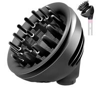DianSung Diffuseur pour Dyson Airwrap Styler HS01 HS05 HS08, accessoire diffuseur Ondulation + Boucle, convertible pour Airwrap Styler en sèche-cheveux, mode diffuseur + mode dôme