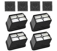 DianSung HEPA Filtre Pièce de rechange pour Rowenta X-Clean 4 / X-Clean 5 aspirateur Accessoires pour filtre, lavable et réutilisable, 4 Pièces (Non compatible avec X-Clean 10)