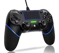 DIANVEN Manette filaire pour manette PS4 filaire pour Sony Playstation 4/Pro/Slim et PC Windows 11/10/8/7 avec double moteur de vibration et de mouvement, contrôleur PC filaire pour télécommande PS4