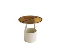DIANXI Canapé Table Basse Mini canapé, Table d'appoint, Style crème, for Salon, Petit Appartement, Chevet, café créatif, Balcon, décoration(A)