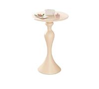 DIANXI Canapé Table Basse Table d'appoint compacte Ronde de Style crème for Chambre à Coucher, Minimaliste et Moderne, Alternative au Support Rangement créatif