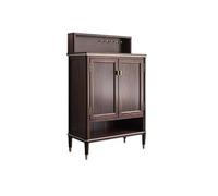 DIANXI Étagère à Chaussures d'entrée Console de Rangement décorative en Bois Massif 76x36x119cm for entrée, Salon, Chambre ou Couloir