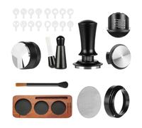 Dianyameet Ensemble d'accessoires pour expresso avec tamper à café 58 mm | Accessoires pour expresso - Tamper 58 mm - Set à café