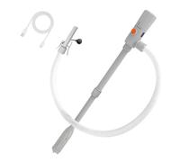 Dianyameet Pompe à Essence Électrique, 3,2 GPM Carburant, Arrêt Automatique | Arrêt Automatique, Dual Power USB-C/AA, Tuyau 51 Pouces, Tube d'Aspiration Télescopique, Gasoil Diesel, Eau, Transfert, Bidon