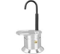 Dianzan Cafetière Moka À Tube Unique, 1 Tasse, en Alliage D'aluminium, À Bec Unique, pour Cuisinière, Machine À Expresso Classique pour Maison, Le Camping en Plein Air