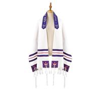 Dianzan Châle De Prière Talit, Châle De Prière Talit Messianique, Châle De Prière Juif Israël pour Hommes Femmes