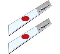 Dianzan Japonais Rising Sun Flag Car Autocollants Autocollants 2pcs 3D Aluminium Body Sticker Car Motorcycle Decor Sticker Car Styling Accessoires