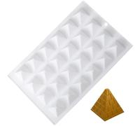 Dianzan Moules À Chocolat Pyramidaux en Silicone À 24 Compartiments, Outils De Fabrication De Desserts, Pâtisserie, Fournitures De Pâtisserie pour Gelée Chocolat