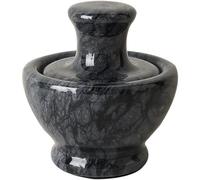 Dianzan Pilon Mortier Broyeur en Pierre Solide Comprimés De Poivre Manuels Mortier Broyeur De Sel De Poivre Portable pour Herbes Épices Racine De Gingembre