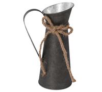 Dianzan Vase Rétro en Forme De Pot À Lait Galvanisé Vintage, Pièce Maîtresse De Table, Pichet Décoratif Rustique, Seau À Fleurs pour Bureau, Salle De Bain, Maison