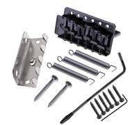 DIAO79NI Chevalet trémolo vintage à 6 vis pour guitares électriques Fender Squier Stratocaster Noir 52,5 mm