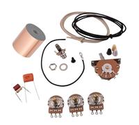 DIAO79NI Kit de câblage de guitare électrique 500 K Pots pour Fender Stratocaster, SSS