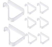 DIAONIAN 8 Pièces Pince Nappe,Pince Table Nappe,Pince A Nappe,Attache Nappe De Table Exterieur,Accroche Nappe Exterieur,Crochet Nappe Table Exterieur,Pince Transparent pour Nappe De Table Exterieur