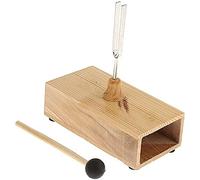 Diapason 440Hz, diapason tuner avec caisse de résonance et marteau en bois, boîte en bois résonateur, musique jouet éducatif