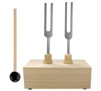 Diapason à résonance 432 Hz 528 Hz Chakras Boîte de résonance en bois Outil sonore pour yoga durable Outil de musique