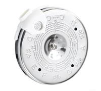 Diapason à Souffle Chromatique 13 Notes C-C Accordeur Précis en Métal et Plastique avec Étui pour Chanteurs et Musiciens Instrumentistes Taille Compacte 7cm