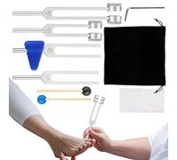 Diapason de - Instrument de réutilisable - Instruments en métal avec sac de rangement - Outils pour dépistage, diagnostic, éducation musicale, accessoires de méditation
