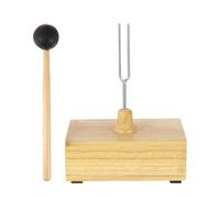 Diapason de Résonance 512 Hz en Acier Boîte en Bois, 1 Set