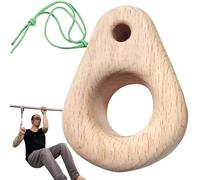 Diapason d'escalade Hangboard d'escalade sur roche | Planche suspendue portable en bois | Planche d'escalade pour porte en bois, équipement de renforcement des mains pour l'entraînement des doigts, de