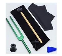 Diapason Diapason en alliage d'aluminium 432hz, ensemble de couleurs, diapasons sonores, Instruments Percussion musicale(Green 432hz)