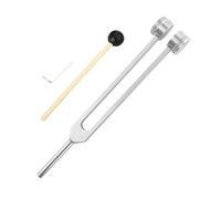 Diapason Dispositif de réglage d'instruments diapason d'acier inoxydable corps 64 Hz(Silver)