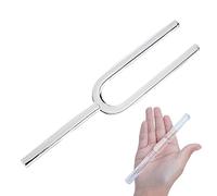 Diapason en cristal de quartz transparent 432 Hz, avec bâton en cristal et étuis de transport robustes, instrument de musique fait à la main Chakra Yoga Méditation Son de guérison (Color : A Note_20m