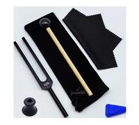 Diapason, Ensemble de diapasons couleur en alliage d'aluminium 432 Hz, instruments percussion musicale(Black 432hz)