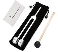Diapason Jeu de diapasons 128 Hz, diapason lesté en acier inoxydable for soulager le son et stress