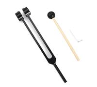 Diapason Jeu de diapasons 128Hz, diapasons de corps for régler le son du diapason(Black)