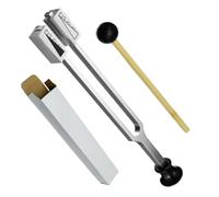 Diapason Médical Réglable Semi-Quantitatif, D’Aluminium Et Bois, 27cm, 100g, Outil De Diagnostic Sensitif Du Pied Pour Neuropathie, Hôpitaux Et Cliniques, Avec Marteau