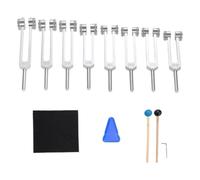 Diapason Méditation Thérapeutique, Ensemble 8 Pièces Aluminium